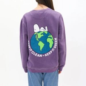 Ragyard × Peanuts Keep It Green Sweatshirt Size M
